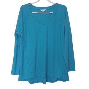 Wild Fox Size Extra Large XL Blue Sweater Comfy Cozy Loungewear Soft